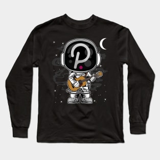 Astronaut Guitar Polkadot DOT Coin To The Moon Crypto Token Cryptocurrency Blockchain Wallet Birthday Gift For Men Women Kids Long Sleeve T-Shirt